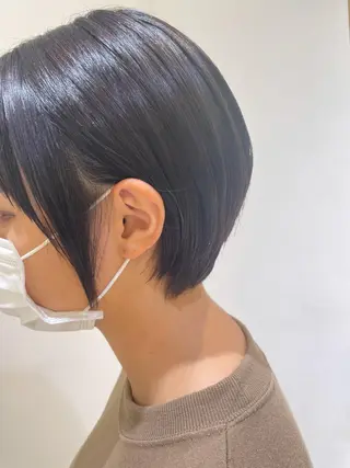 ショート ARMONY秋山輝也 コテ巻き風パーマ特化のヘアスタイル