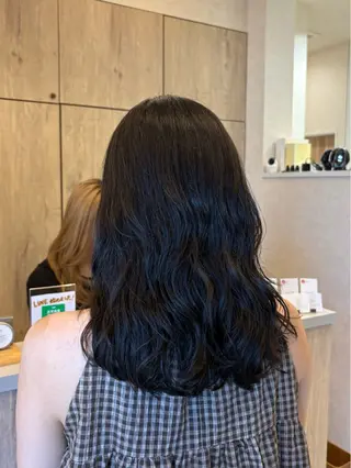 ミディアム カラー ナチュ盛れヘア🌿 moeのヘアスタイル