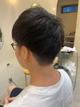 メンズ ショート、ボブ💚 レイヤー/井上翔のヘアスタイル