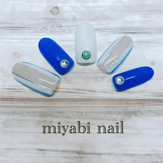 ネイル miyabi nail 桂川駅近くのネイルデザイン