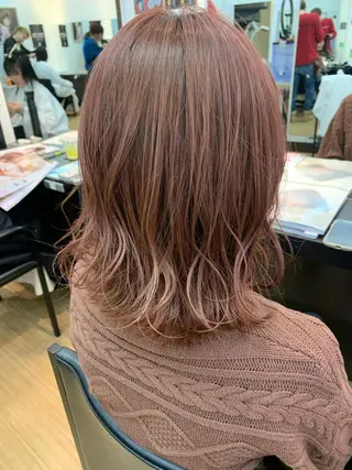 ミディアム カラー IORI #韓国ヘア#髪質改善のヘアスタイル