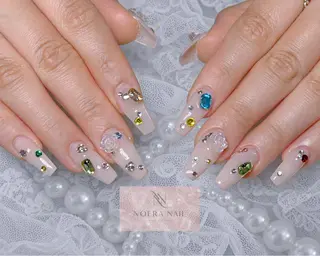ネイル NOERA NAIL チップ長さ出し大塚店のネイルデザイン