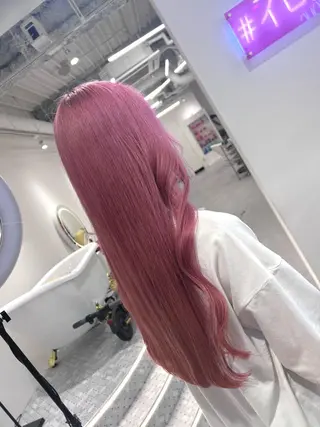ロング カラー ハイトーン特化サロン 💎MOCA💎のヘアスタイル