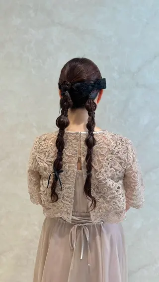 ロング カラー ヘアアレンジ Eleanor枚方店 店長　飛鳥　薫のヘアスタイル