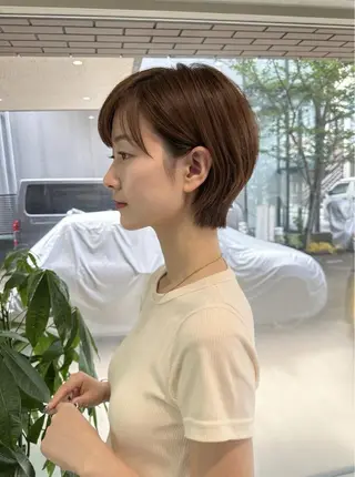 ショート 佐藤優晟/カラー/ 癖毛ショート/表参道のヘアスタイル