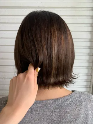 カラー 🪿透明感/艶カラー ﾜﾀﾅﾍﾞｱｵｲのヘアスタイル