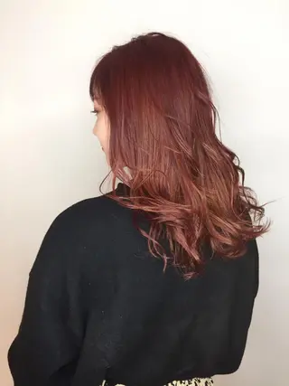 ロング 稲田 結衣夏のヘアスタイル