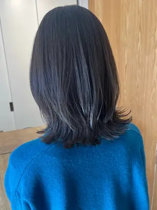 ミディアム 庄司 木綿のヘアスタイル