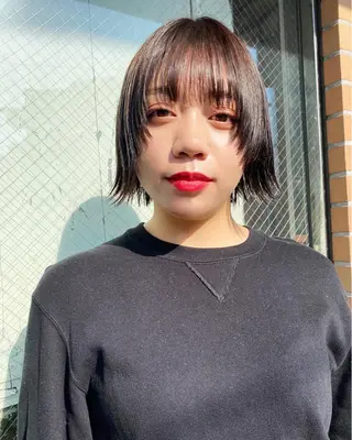 ショート ミウ☆ ブリーチダブルカラーのヘアスタイル