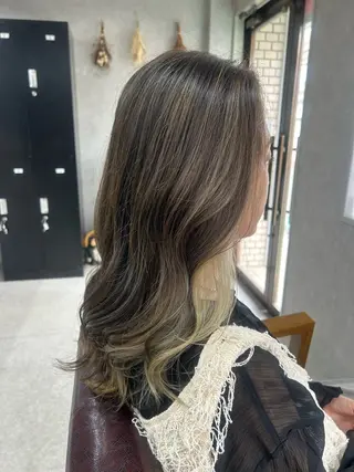 ロング カラー Lien 深井店のヘアスタイル
