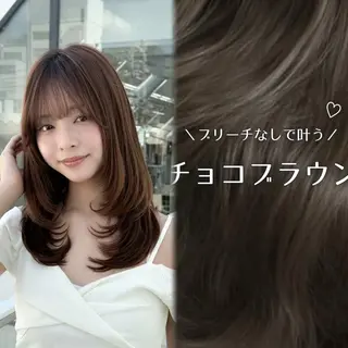 ロング さくら/似合わせレ イヤー/艶カラー🖤のヘアスタイル