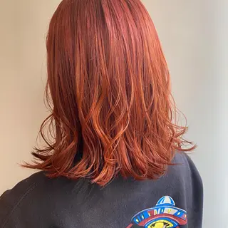 ミディアム カラー パーマ ヘアアレンジ マツエク・マツパ ウルフカット モデル募集中!ミカのヘアスタイル