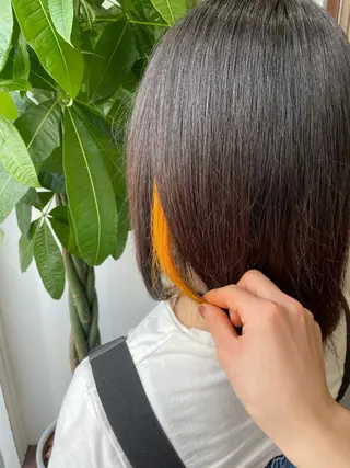カラー 【店長】インナー指名 No.1戸塚優思のヘアスタイル