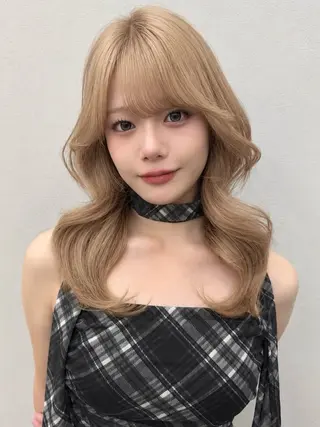 ロング ミルクティーベージュ /髪質改善hanaのヘアスタイル