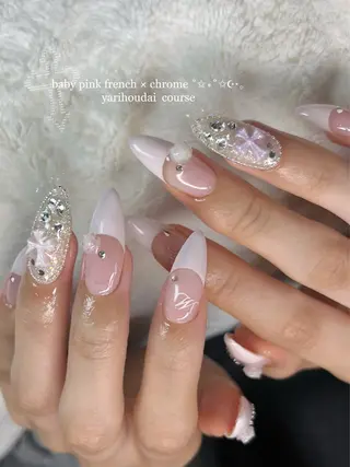 ネイル dimples yuki🎀 ꒷꒦♡のネイルデザイン