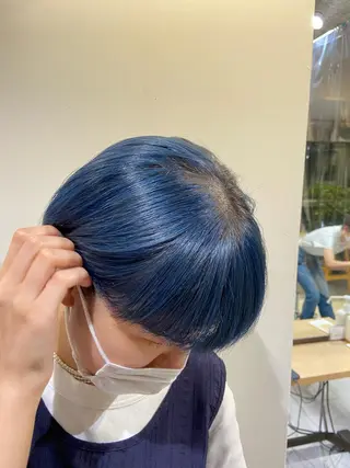 ショート カラー メンズ清潔感のプロ 💈メンズパーマ藤田のヘアスタイル