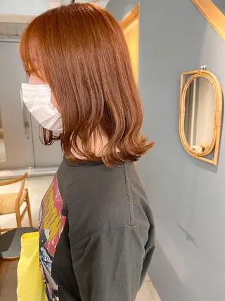 ミディアム カラー 名駅🦢大人艶カラー 🪽カミヤアカネのヘアスタイル