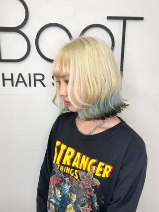 ショート カラー Toshiki大宮 🌈ハイトーン🌈のヘアスタイル