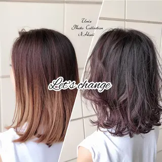 ミディアム カラー ヘアアレンジ UNIX N.horiiのその他イメージ