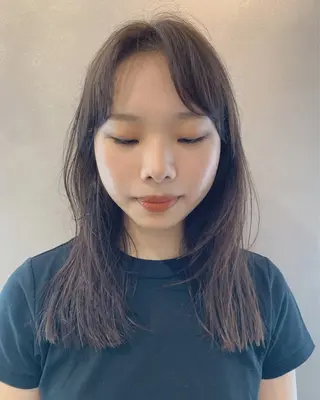 ロング カラー hubhair レイヤー/透明感のヘアスタイル