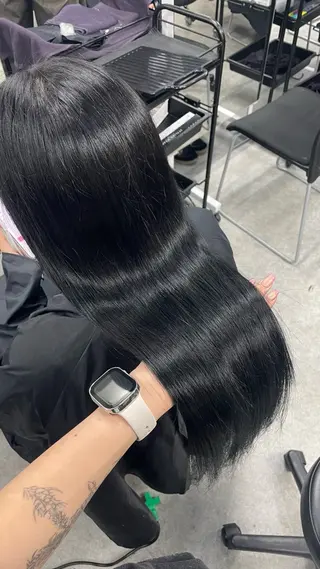 カラー ヘアアレンジ 🖤艶髪／髪質改善 横浜美容室／ゆりのヘアスタイル