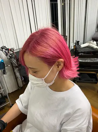 ミディアム カラー GAKU/仙台/ メンズ/ブリーチのヘアスタイル