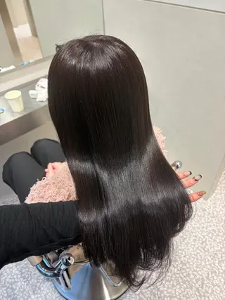 ロング 【美髪矯正/絹髪】 🎀hinano🎀のヘアスタイル