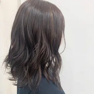 ミディアム カラー 川上 紗也加のヘアスタイル