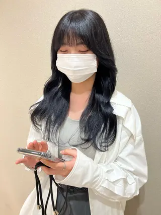カラー 外国人対応 佐久間のヘアスタイル