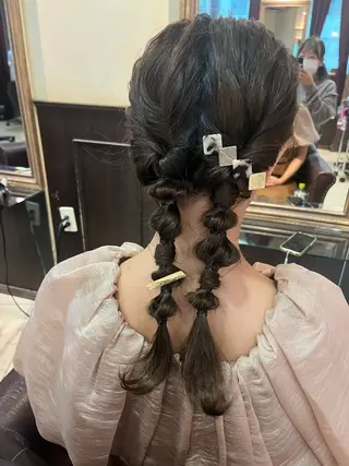 ヘアアレンジ 秋澤 楓のヘアスタイル