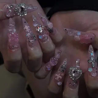 ネイル Sora  Nail 長さ出し専門店のネイルデザイン