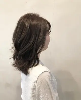 ミディアム カラー mayo 🐄🌈のヘアスタイル