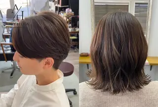カラー パーマ Hair&Make anyhowのヘアスタイル