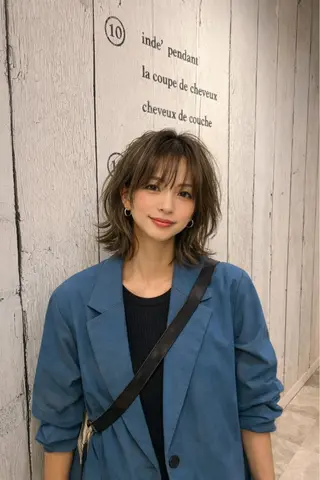 ミディアム M.SLASH菅原 正裕のヘアスタイル