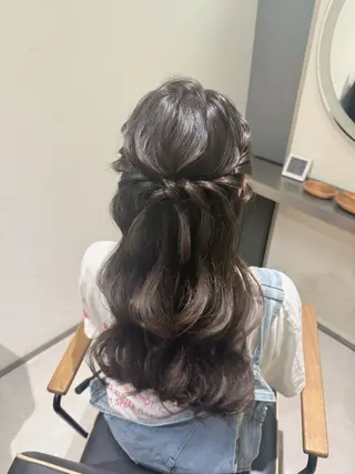 ヘアアレンジ 推し活・参列ヘア🎀 札幌ヘアセット専門のヘアスタイル