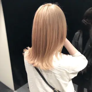 ミディアム カラー クドウレイ fifth神南のヘアスタイル