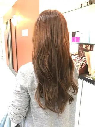 ロング カラー 國井 慎吾のヘアスタイル
