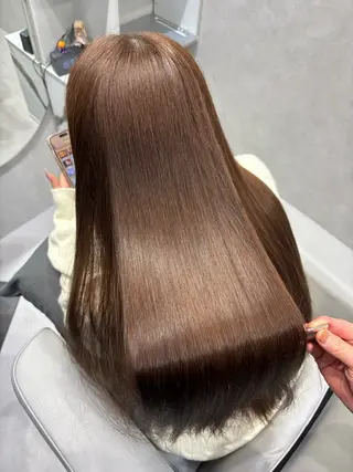 ロング 友人Yuto 美髪矯正（縮毛矯正）のヘアスタイル