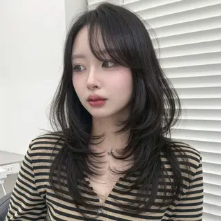 カラー 大人ワンホン風🥀 透明感/DANCEのヘアスタイル