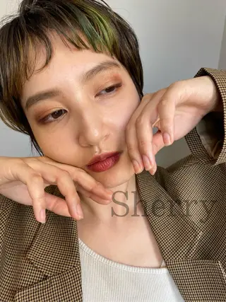 ショート 川尻 詩織のヘアスタイル