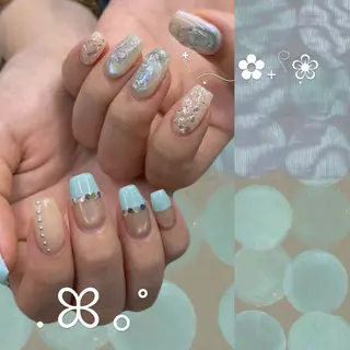 ネイル 𝙃𝙖𝙧𝙪⋆ ˚꩜。個性派のネイルデザイン