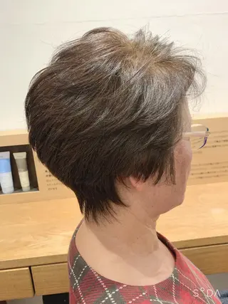 ショート 🍀小顔ショート🍀 有賀祐貴のヘアスタイル