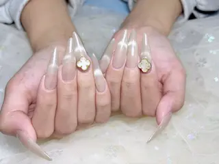 ネイル H3 Nail Tsuki🦋💙のネイルデザイン