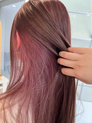 ロング カラー yui🥀/ボブ /ブリーチなしカラーのヘアスタイル