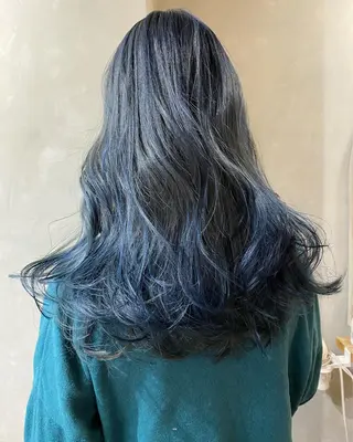 セミロング カラー ツキノキ　ミナ 8月から西梅田店のヘアスタイル