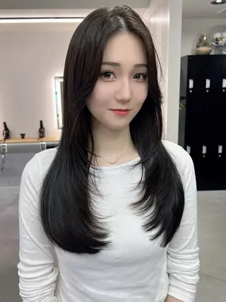 ロング レイヤー/髪質改善 SOA大槻 純也のヘアスタイル