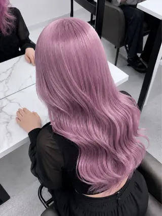 ロング カラー 🦋ピンクカラー特化 🦋KOKIのヘアスタイル