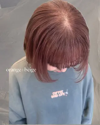 ミディアム 💛🤍U too e’s /店長🧸のヘアスタイル