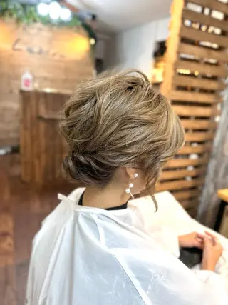 ショート ヘアアレンジ Luzir⭐︎ GEN⭐︎のヘアスタイル