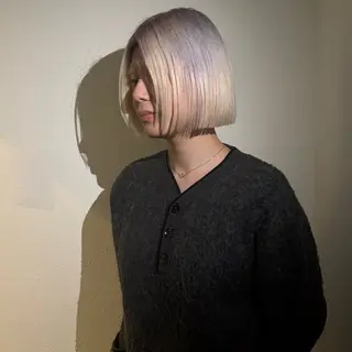 ショート ハイトーン🎀 MIYU💖のヘアスタイル